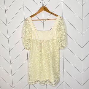 NWT Bcbgeneration Square Neck Boho Lace Dress